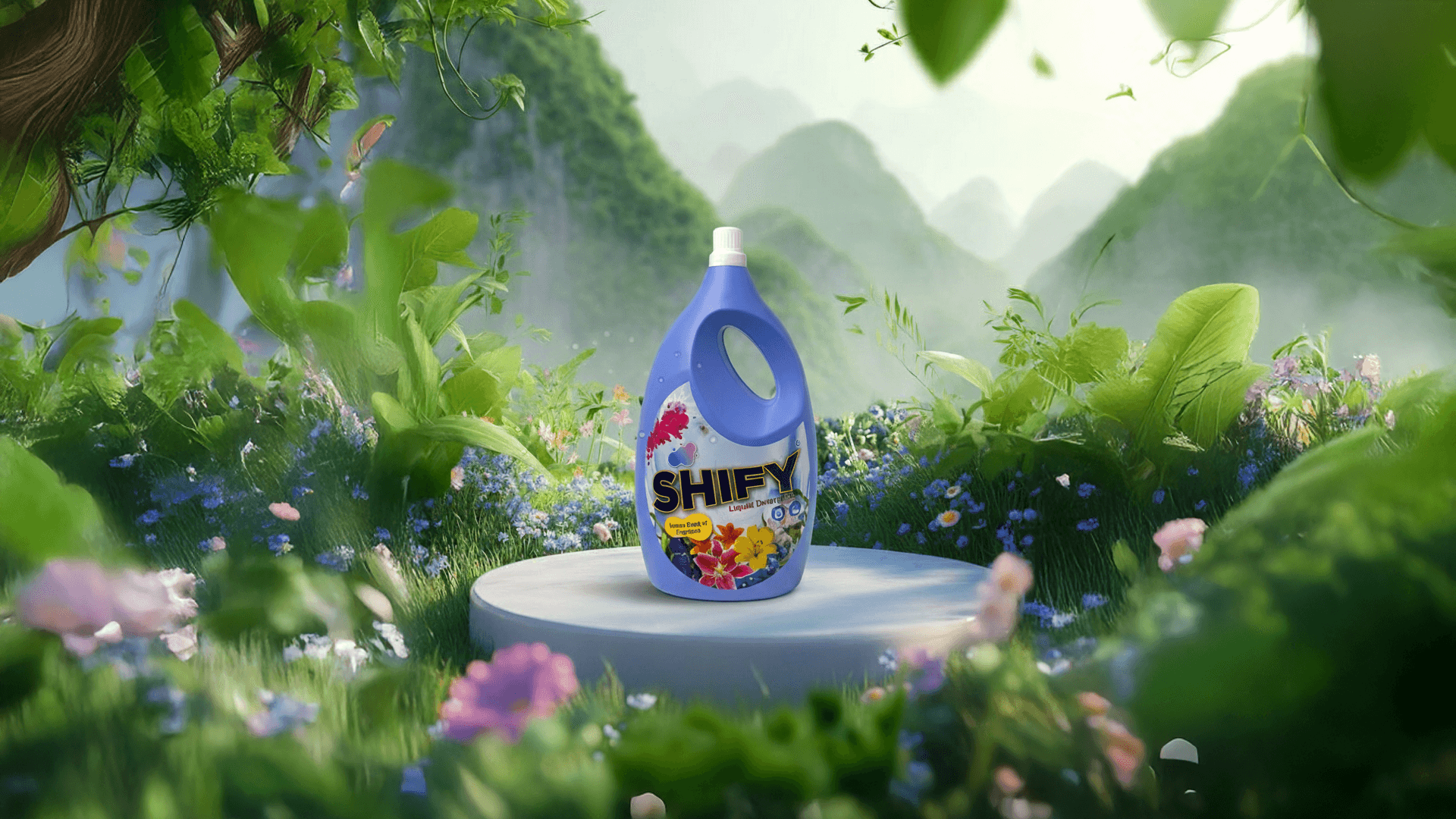 SHIFY Dish Wash in use - Kitchen scene with natural lighting